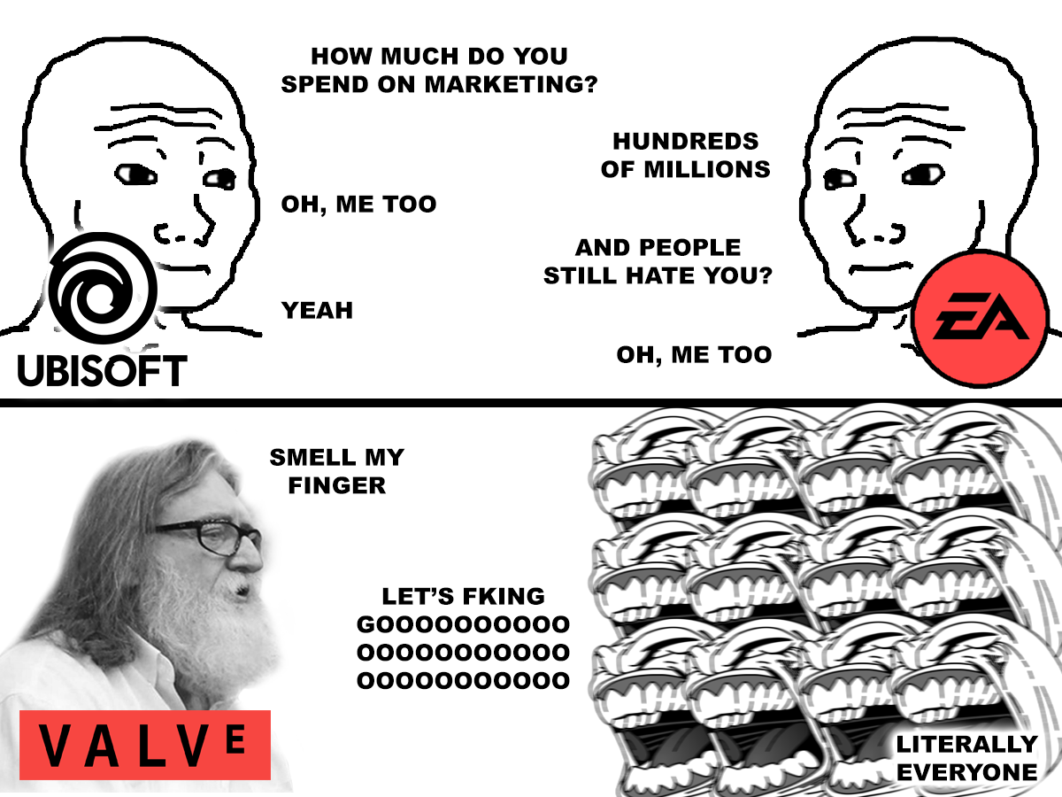 MEME HUMOR — All hail our lord and savior Gabe Newell