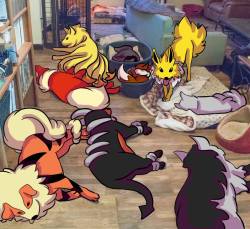 vincenoir:Bedtime at Old Friends Senior Pokémon