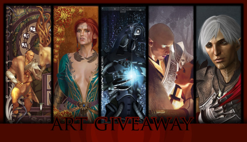 dragonageinquisitionart: Art Giveaway So I decided to take the plunge! As it’s just a small mi