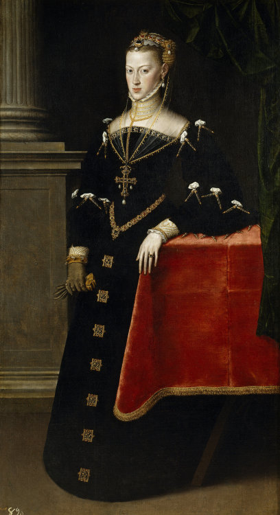 Maria of Austria, Holy Roman Empress by Anthonis Mor, 1551