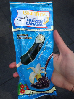 huffposttv:  I had a frozen banana for breakfast.