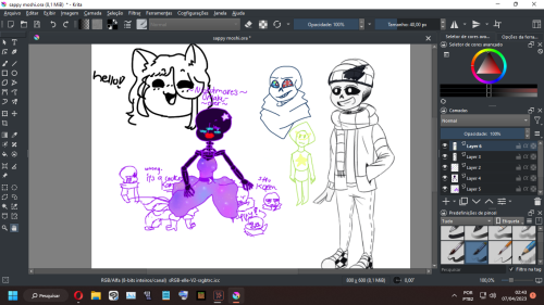 I Was Just Give A Look Around The Things I Did In Krita.