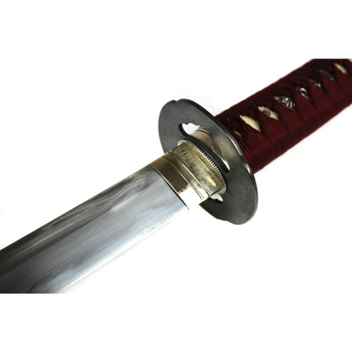 Link in Story ORASAKU ZUKURI HONSANMAI KATANA Length: 41 3/8’ Blade: 29’Hand forged and 