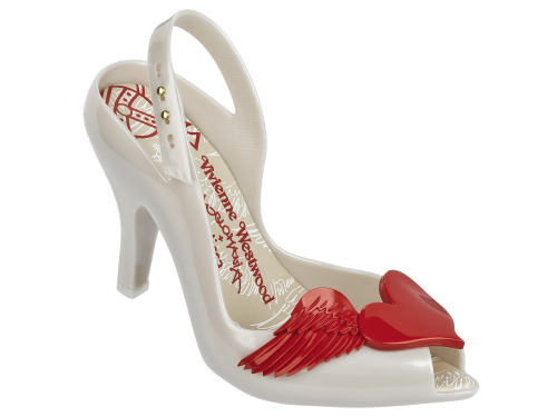 fashiondailymag: heart baby. VIVIENNE WESTWOOD X MELISSA. 