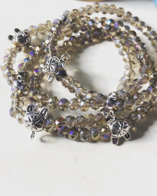 Working on some new bracelets to put up on etsy! We will keep you up to date on all of the glam and 