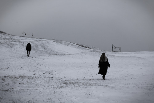 At the burial mounds in Gamla Uppsala, Sweden27-11-16© Clara Isa