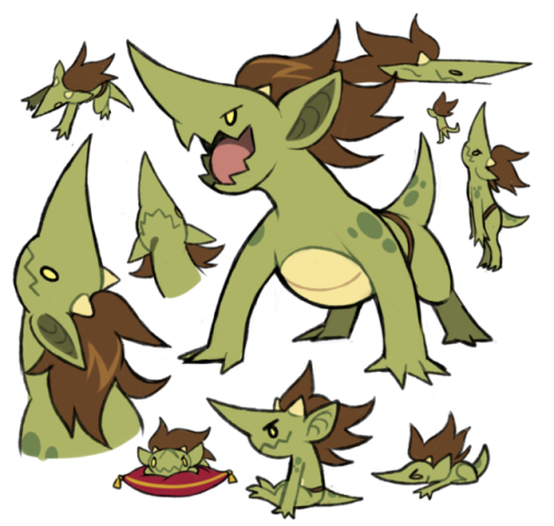 drakdrawings:pictures of me it’s goblin week so I can reblog this again