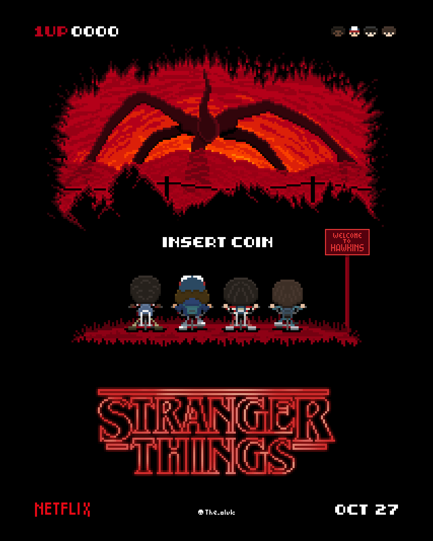 pixeloutput:16-bit Stranger Things 2 by Manolo “The_Oluk” Saviantoni