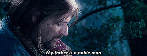 questions-within-questions:  cybergeisha:  Boromir: But…Aragorn: He’s a dick,