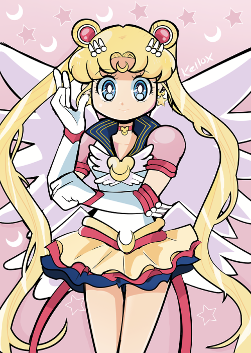 kell0x: Eternal Sailor Moon, also the Sailormoon from my favorite season! Usagi matured so much in S