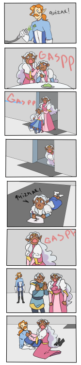 pukotort: warm up doodles thats actually all my little allura comics in nutshell ///ko-fi commi