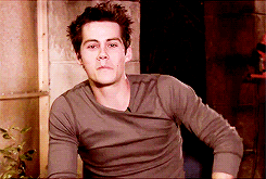 holland-roden:  ‘They wanna see Dylan laughing, well you are about to get your wish. Watch this’. 