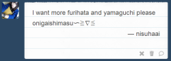 nopantsunolife:  And for the third time in FB chat….  And I really think Tsukki can handle our little emperor well. ewe )9 