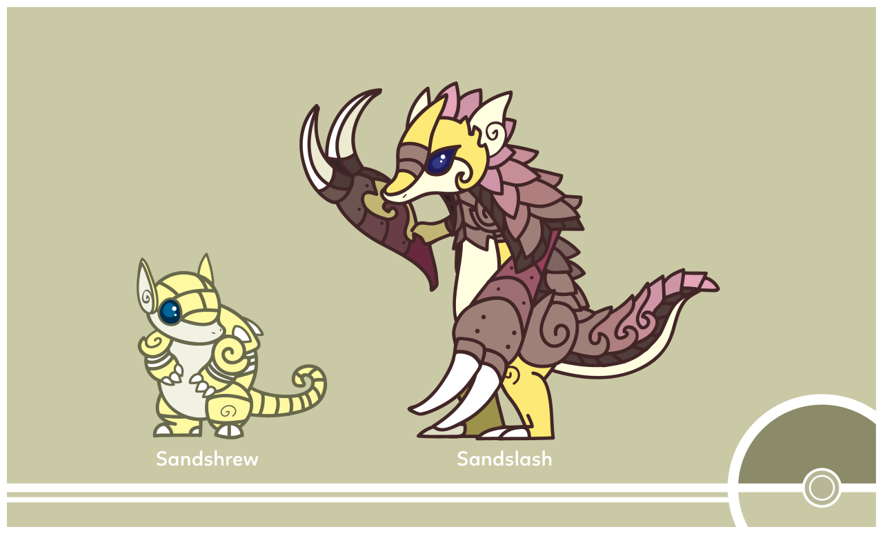 Formas de Alola - Sandshrew e Sandslash