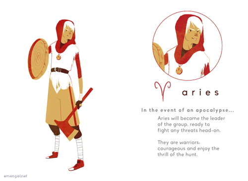 emengel:Characters for my narrative class! I wanted to do the Zodiac signs and to make it even more 