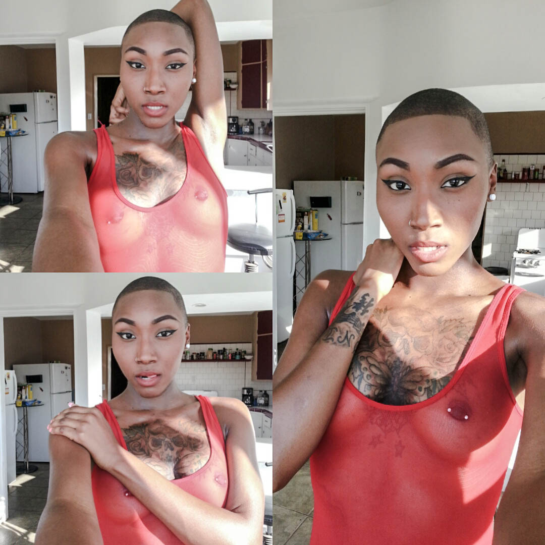 jxnchuriki:  Getting Used To Being A Bald Headed Skiddle Diddle.  