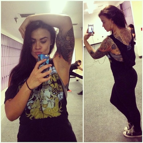 Had a good Bicep/Tricep session tonight too before my Kandi session. #me #girl #mylife #chucktaylors