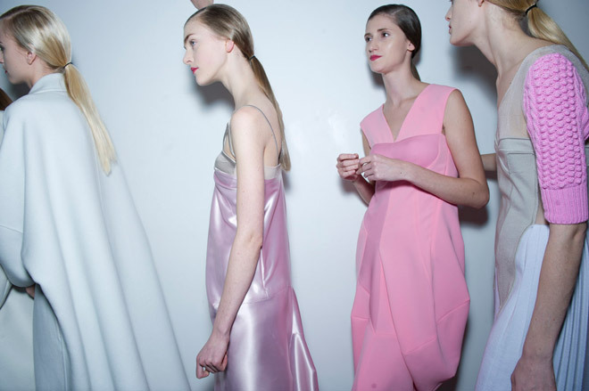 go-kitsch:  Jil Sander F/W 12 Backstage