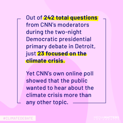 During CNN’s two-night Democratic presidential primary debate in Detroit on July 30 and 31, only 9.5