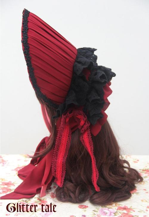 Lace bonnet _____________For more information, please visit our facebook page:www.facebook.c