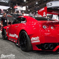 stancenation:  Very cool GTR as seen at #SEMA2014
