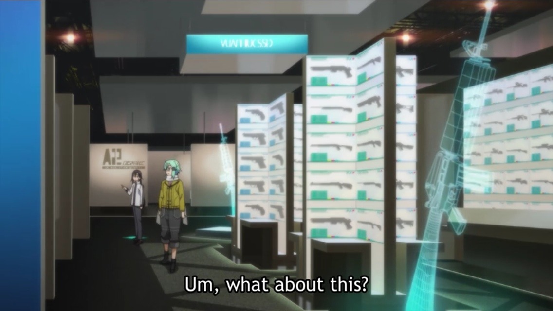 quit-chasing-dreams:  Kirito: Wow a sword! Does it come in black?