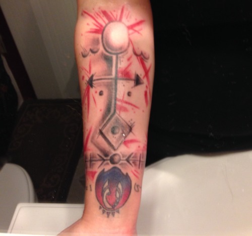 Upright version of my Gravity Falls tattoo!