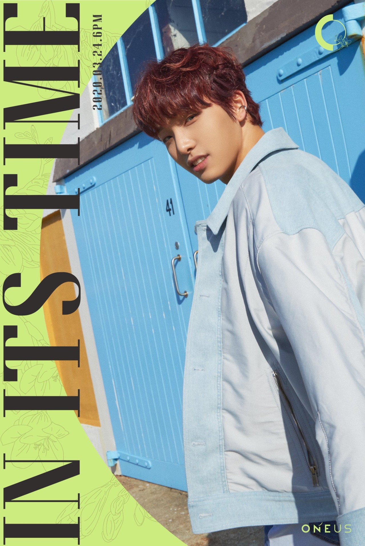 Zhenzhiao Kpop Oneus H01 in its time Poster Single Album K-POP Peripheral Notebook Notebook School Office Supplies 2020