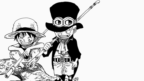 zorobae: Luffy and Sabo throughout the years