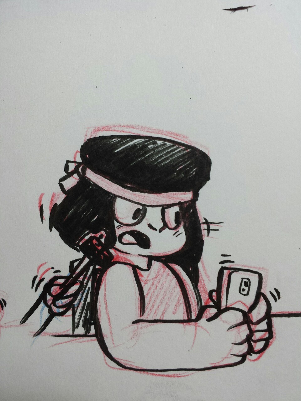 e-jheman:  I did it.     She would never ignore sapphs but baby steven was texting