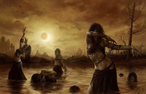 endarkened-dreams:  The Witches by navate