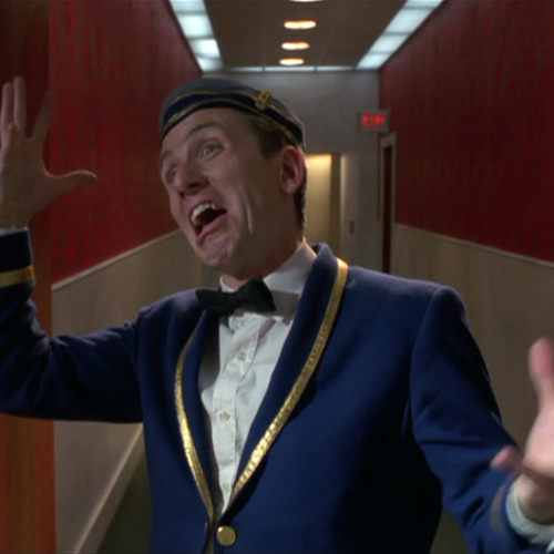 godblum:My favorite Ted the Bellhop faces.Four Rooms (1995)