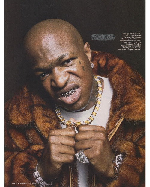 deadthehype: Cash Money in The Source Magazine November 2003 issue photographed by Adam Weiss(via ra