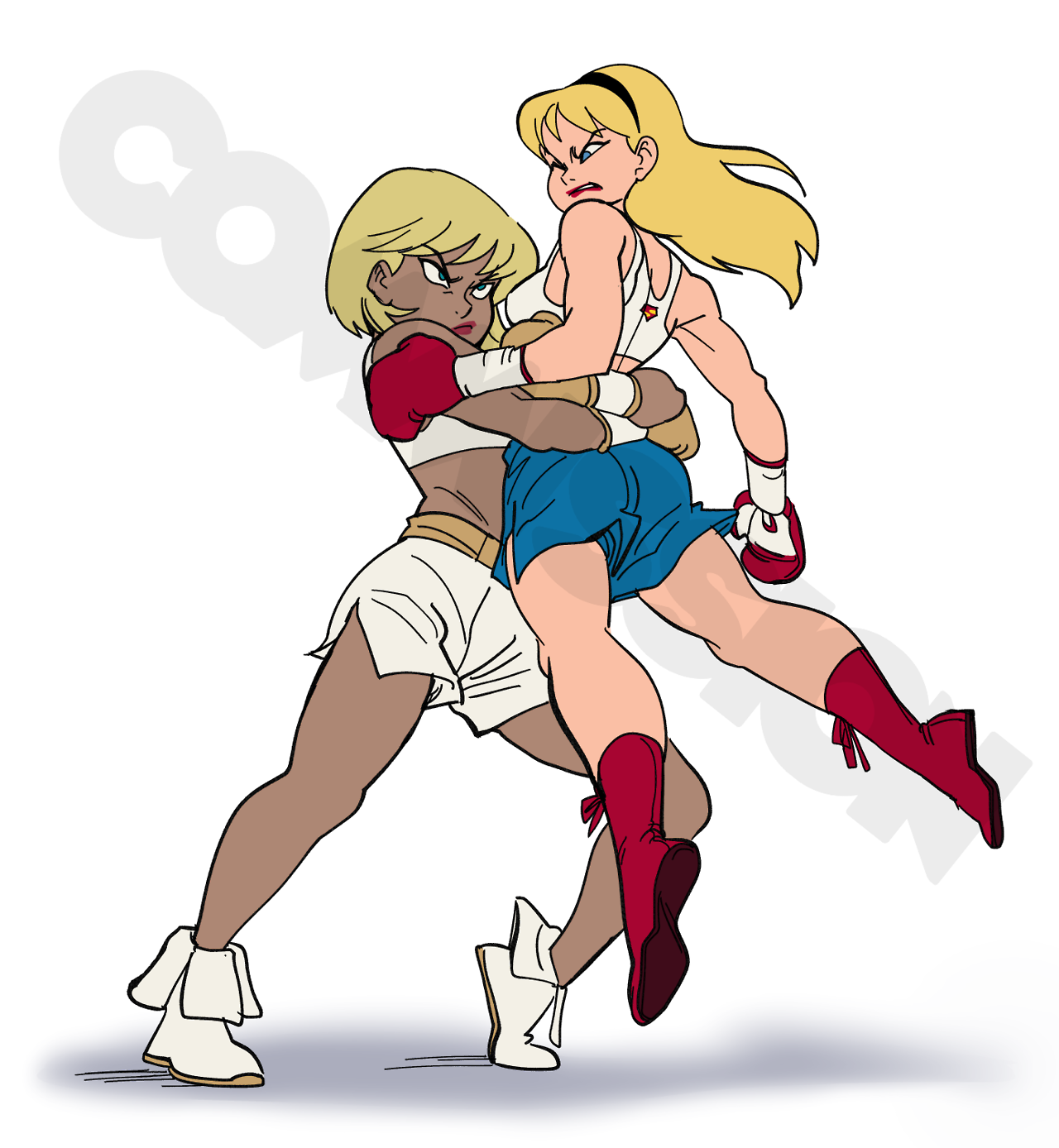 liefeldianabomination:  Flat Color Sketch Commission Set :Super Heroines  Black Canary/Molly