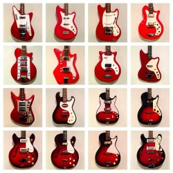 lostarkstudio:  All in the family… #vintageguitar