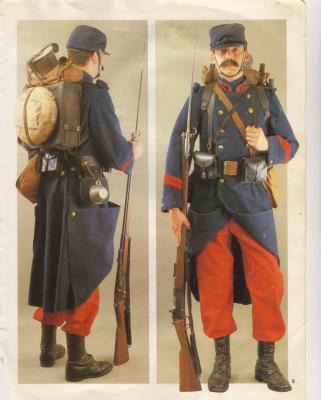 historicalfirearms:French Infantry: 1914On the 1st August the French Army and Navy began a general m