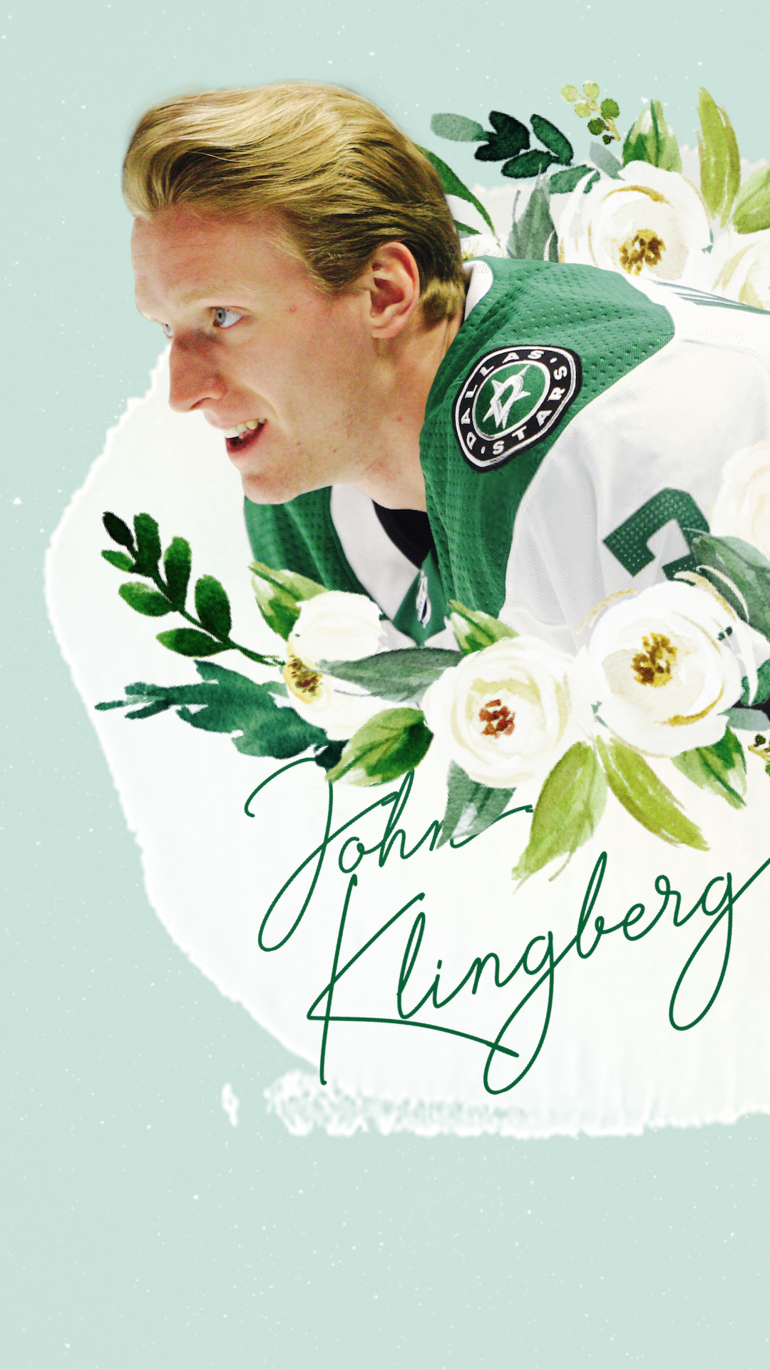 Download John Klingberg Teeth Photo Wallpaper