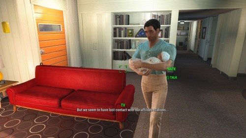 i started a new fallout 4 game and used console commands to change my gender so now i am in a Gay Ma