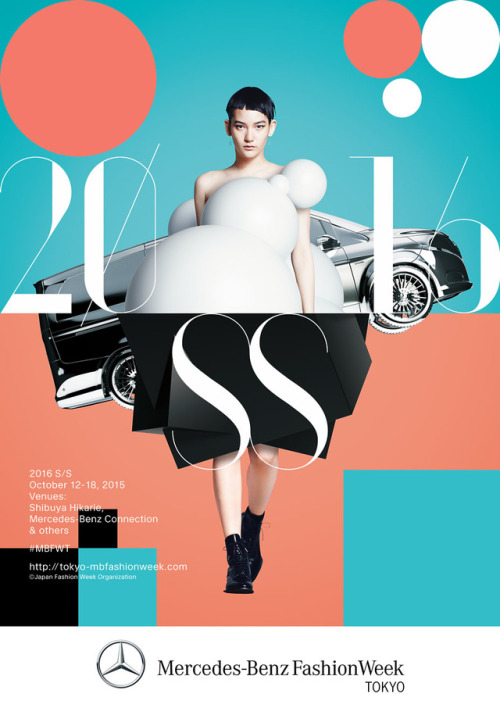 Japanese Poster: Fashion Week Tokyo. Masanori Sakamoto (DELTRO). 2015