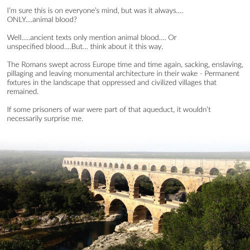 arsanatomica:So..Blood has been used as an architectural material since ancient times.I’m sadd