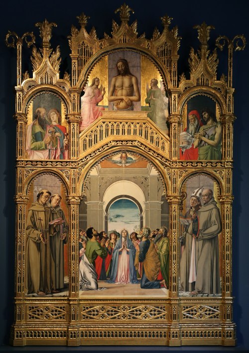 koredzas: Alvise Vivarini - Pentecost Polyptych. 1478