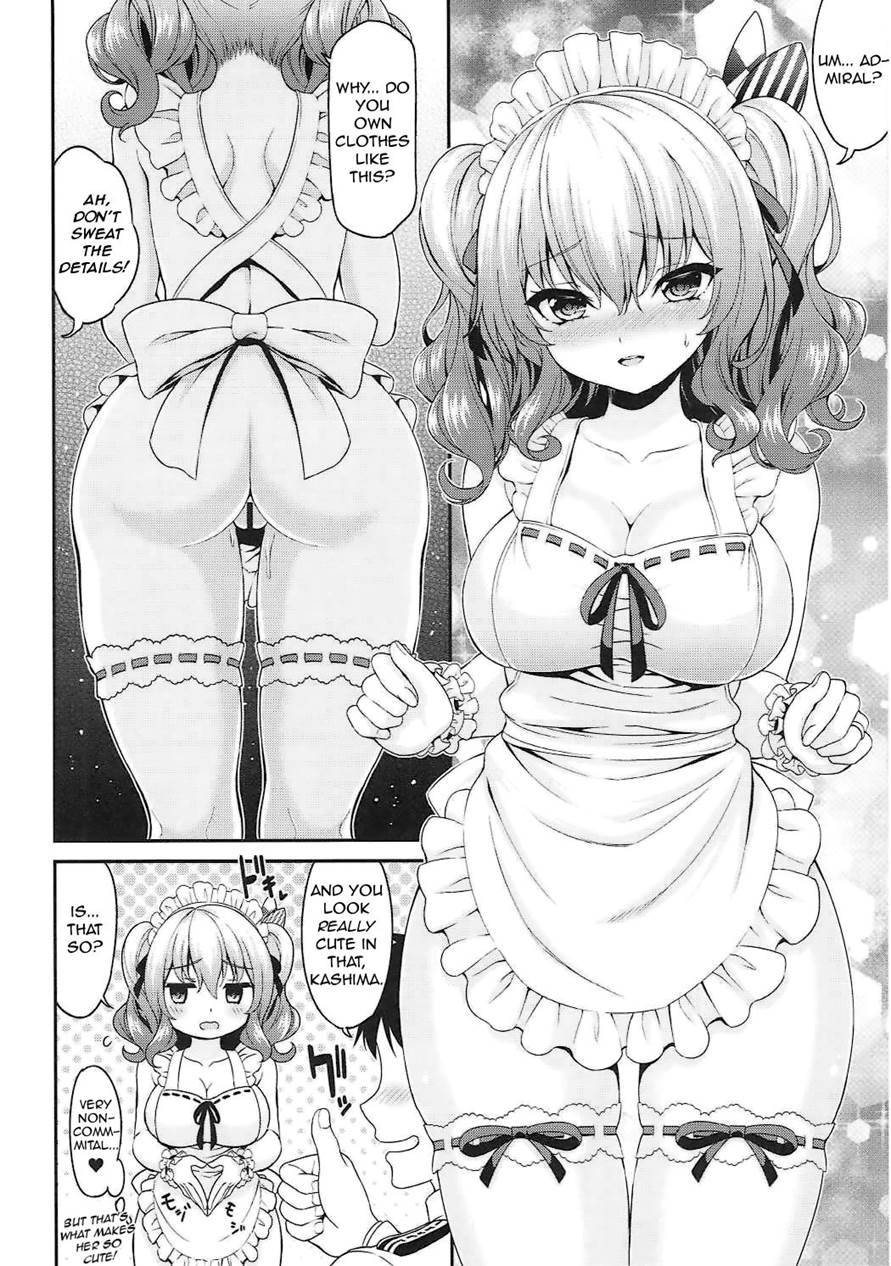 hentaisolitude:  Kashima-chan No Hadaka Apron by Katou Daiki