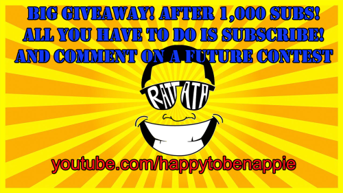 Subscribe and get your chance to win price money ranging from $100-$150  youtube.com/happytobenappie