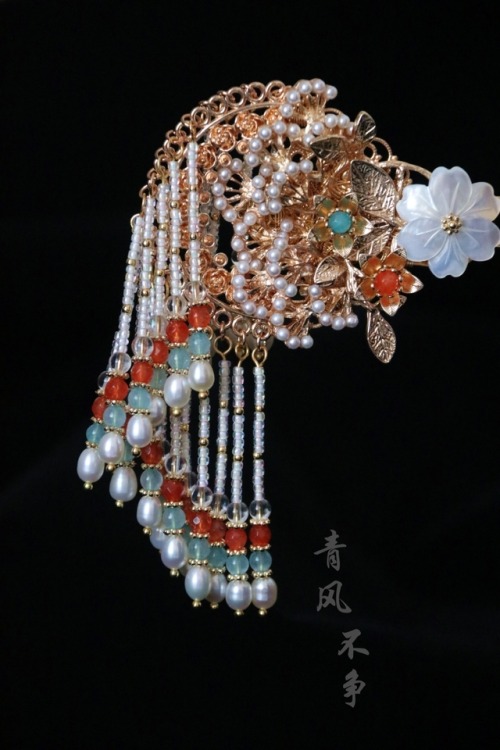 hanfugallery: Handmade Chinese hanfu accessories by 青风不争兮