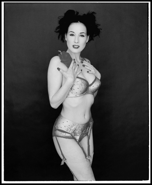 supershinycollectionturtleposts:lostpolaroids:  Dita Von Teese by Adrian Green