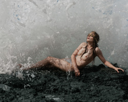 veryspecialporn:  ph. Alex Stoddard  The power of the ocean will do it for me every time sir.