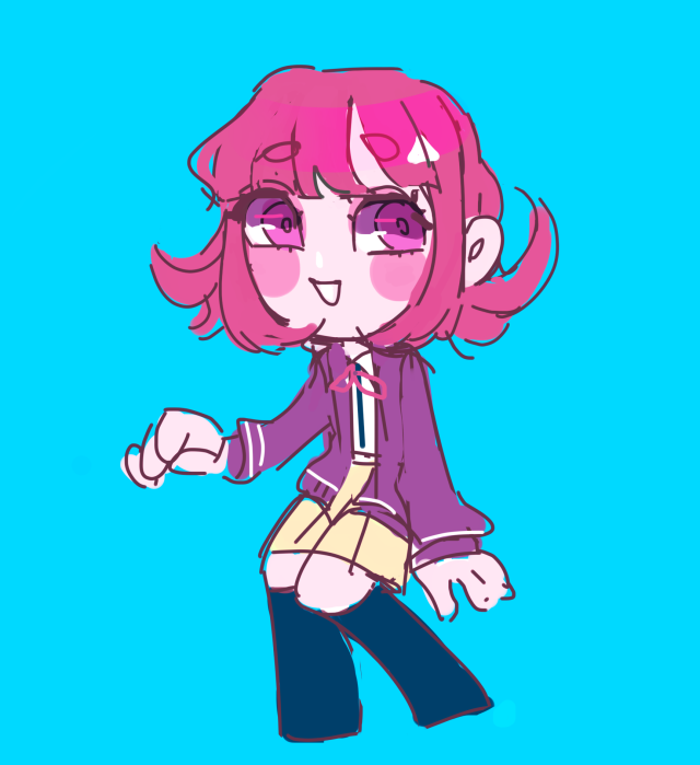 doodles of some sdr2 gals!