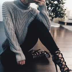 elegance-fashion: Sweater Sandals 