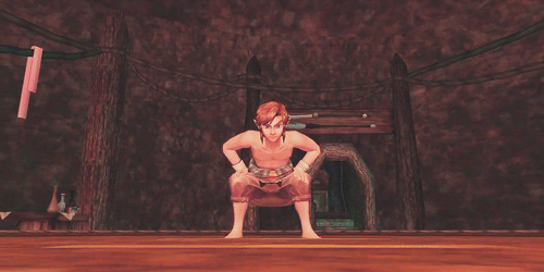 : &ldquo;Link, you’ve heard of sumo wrestlin’, right?  Gorons like to match str