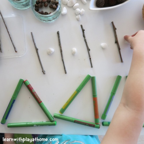 “An Invitation to Play and Learn with Numbers and Natural Materials”Things you’l